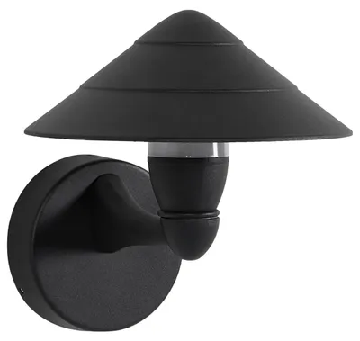 Zdjęcie produktu dla BELIANI Lampa ścienna zewnętrzna LED czarna aluminium oświetlenie do ogrodu