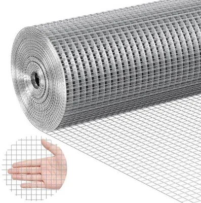 Image de Grillage métallique- 915 mm x 30,48 m - Fil de volière 19 Gauge - Rouleau de grillage galvanisé à chaud - Clôture grillagée - Grillage pour cages à lapins - Jardin - Petits rongeurs