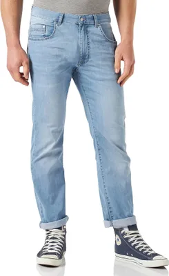 Produktbild von 30312 Pioneer, Rando,  Herren Jeans Hose, dünner Stretchdenim, lightblue used, W 30 L 32