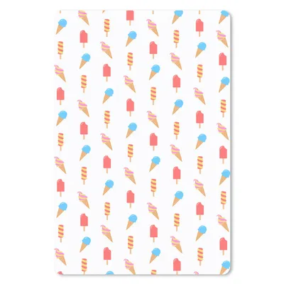 Produktbild von MuchoWow® Mauspad Mousepad Eiscreme - Pastell - Muster 18x27 cm - Mousepads - Maus Mat - Pad - Mausunterlage