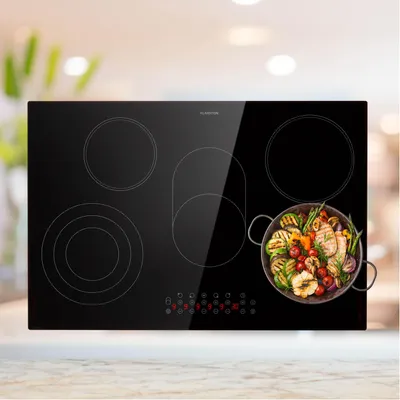 Obrázek produktu pro KlarsteinVirtuosa Roast, vestavná varná deska, 5 zón, 8500 W, sklokeramika