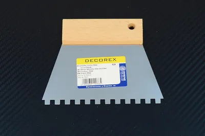 Produktbild von Zahnspachtel Kleberspachtel Trapez Flächenspachtel Spachtel Edelstahl, 150mm 6x6mm Zahne