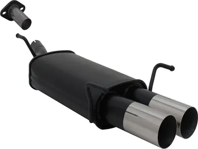 Image de Echappement sport Novus pour Opel Astra G CC hayon 2x76mm RL-Design avec ABE