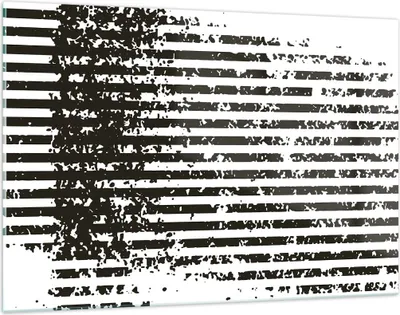 Produktbild von Bilder auf glas - Einteilig - Abstraktion Schwarz Gürtel - 120x80cm - Glasbilder - Wandbilder - Bilder - Wanddekoration aus Glas - Glas Bilder - Wandbild auf Glas - GAA120x80-4855