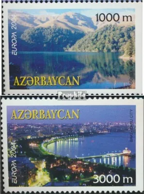 Produktbild von Briefmarken Aserbaidschan 2004 Mi 573Dr-574Dr (kompl.Ausg.) postfrisch Europa: Ferien