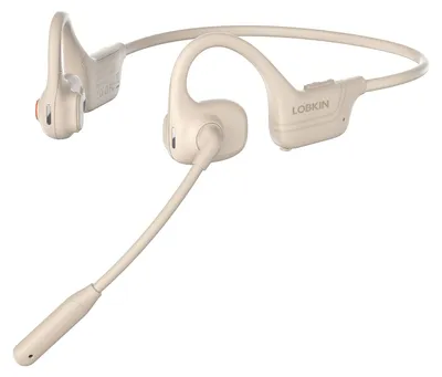Immagine prodotto di Cuffie Bluetooth con microfono, cuffie aperte, cuffie a conduzione ossea, cuffie Bluetooth wireless con cancellazione del rumore e microfono, colore bianco