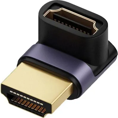 Image de INF Adaptateur coudé HD femelle vers mâle 8K 60Hz HDMI 2.1 - Lot de 2