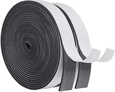 Produktbild von Dichtungsband selbstklebend, 20 mm x 3 mm x 10 m, schall- und wasserdicht, für Fenster und Türen