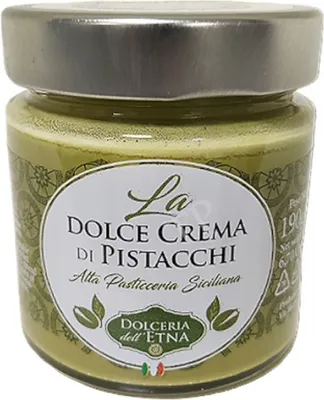 Produktbild von Dolce Crema di Pistacchi pistáciový krém 190g - Dolceria dell' Etna