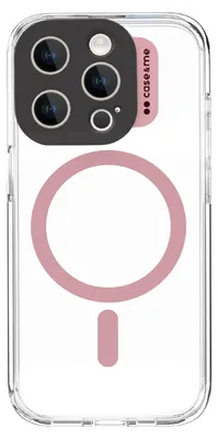 Immagine prodotto di Case & Me CMCOVCAMTMSIP1567PP custodia per Apple iPhone 15 Pro Max Cover Rosa, Trasparente