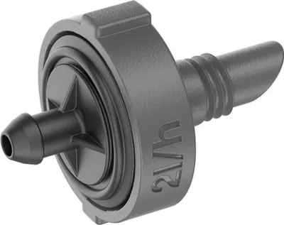 Produktbild von Gardena 13302-20, Tropfer, Tropfbewässerungssystem, Kunststoff, Schwarz, 2 l/h, 1 Stück(e)
