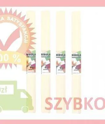Produktbild von Krepppapier 02 cremefarben (10 Stück) – STARPAK