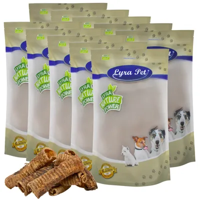 Produktbild von 10 kg Lyra Pet® Rinderstrossen ca. 12 - 15 cm