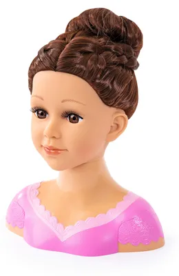 Imagen del producto de Bayer Design - 90088AK, Maniquí de peluquería "Charlene" con estilo de modelo, incluye cabeza para maquillaje, peluquería, cosméticos y accesorios