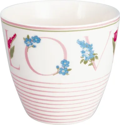 Produktbild von Latte Cup Agnes Love white