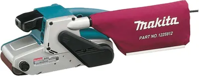 Zdjęcie produktu dla Makita 9404J, Szlifierka taśmowa, 210 m/min, 440 m/min, Prąd przemienny, 143 mm, 334 mm