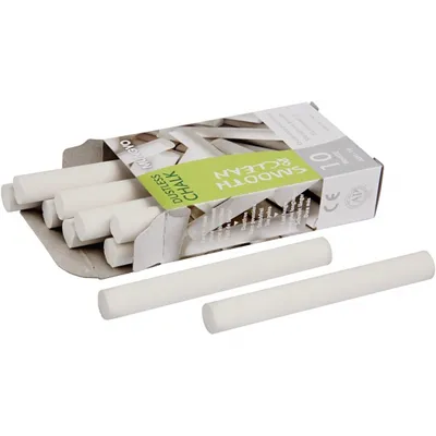 Immagine prodotto di gesso lavagna bianco 8 cm 10 pezzi