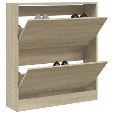 Zdjęcie produktu dla Szafka na buty, dąb sonoma, 80x21x87,5 cm