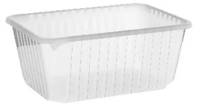 Produktbild von 250x Rechteckschalen klar 1200 ml (PP)