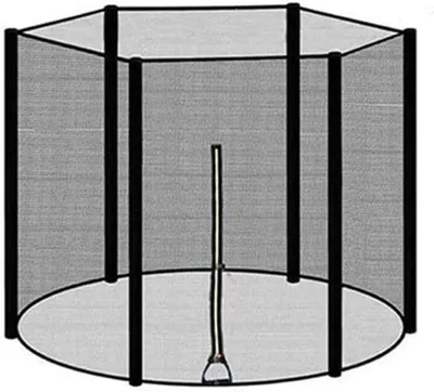 Immagine prodotto di Rete di sicurezza per trampolini rotondi, con chiusura a zip
