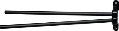 Produktbild von Handtuchstange HACEKA Ixi schwenkbar schwarz matt 1208565