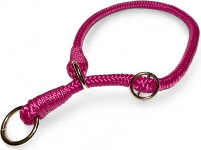 Produktbild von Hundehalsband Zugstopphalsband 10 mm fuchsia Anti-Zug-Halsband Verstellbar Sehr Robust Nylon
