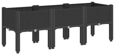 Imagen del producto de Maceta elevada con patas, ideal para jardín y balcón