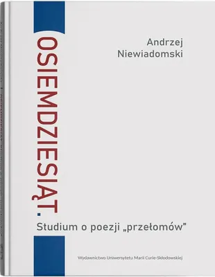 Zdjęcie produktu dla Osiemdziesiąt - Andrzej Niewiadomski (Buch auf Polnisch)
