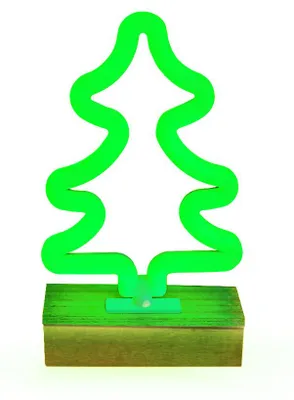 Zdjęcie produktu dla Neon Wood Stand Led Choinka Zielona Flnw03 Forever Light
