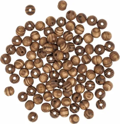 Produktbild von Holzperlen aus Kiefer 10mm 100Stück