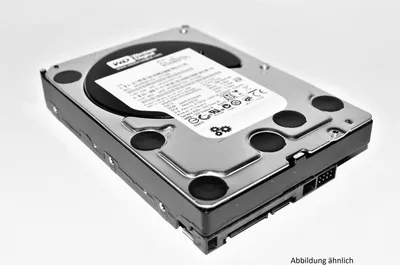 A hard drive is shown on a white background.