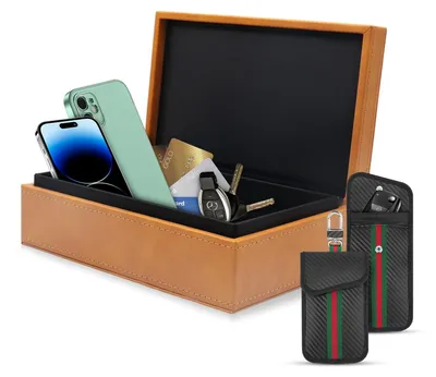 Imagen del producto de Caja para llaves de coche Faraday con protección RFID
