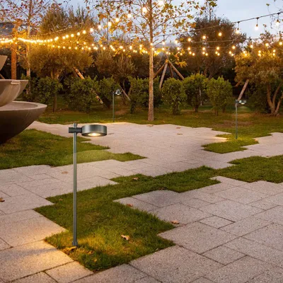 Produktbild von Außenbeleuchtung - Pollerlampen - IP65 - Schwarzes Gehäuse - 6 Watt - 620 Lumen - 4000K