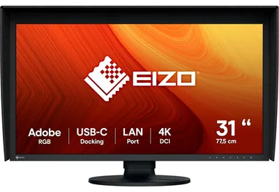 Zdjęcie produktu dla EIZO ColorEdge CG3100X, 77,5 cm (30.5"), 4096 x 2160 px, 4K DCI, LCD, 15 ms, Czarny