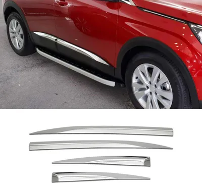 Zdjęcie produktu dla Listwa ochronna drzwi bocznych do Peugeot 3008 Active P84 2016-2025 chrom 4x