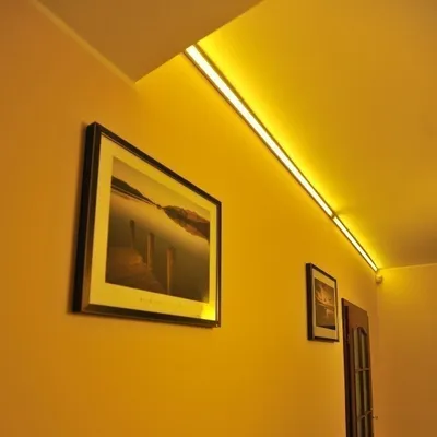 Produktbild von PROVISTON | LED Aluminiumprofil | 24 x 19.4 x 2000 mm | Schwarz | Indirekte Beleuchtung
