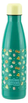 Produktbild von Paladone Animal Crossing Metal Water Bottle, 460 ml, Tägliche Nutzung, Aqua-Farbe, Edelstahl, Erwachsener, Mann/Frau