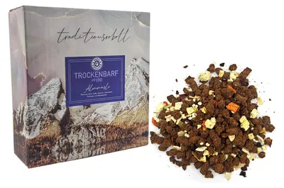 Produktbild von Paul & Paulina Trockenbarf Almmüsli Pferd 700g getrockn. Pferdefleisch 75% mit 25% Obst und Gemüse für Hunde
