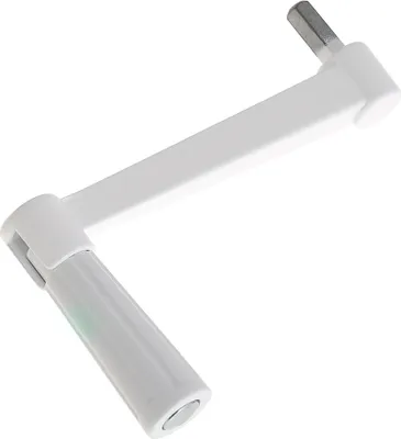 Image de Manivelle blanche pour broche de sangle de volet roulant