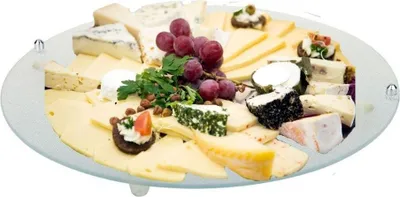 Produktbild von XXL Servier Teller Speise platte Käse Antipasti Wurst Dessert Obst Ø 48 cm