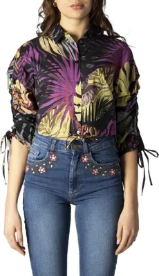 Immagine prodotto di Camicia da donna DESIGUAL in cotone, nera, GR64200 - Taglia: L