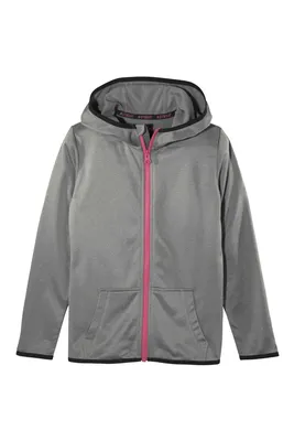 Produktbild von Crivit Mädchen Funktionsjacke Kinderjacke Übergangsjacke Grau 122/128