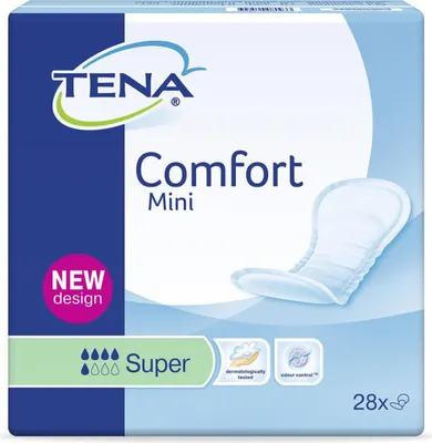 Produktbild von TENA Comfort Mini Super - 6 x 30 Stück - 43 x 20 cm - 180 Vorlagen