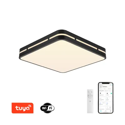 Obrázek produktu pro Immax NEO LITE PERFECTO Smart stropní svítidlo čtverec 42cm, 48W černé Tuya WiFi