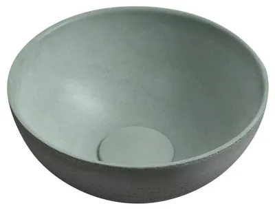 Productafbeelding van Sapho MINOR wastafel voor opbouw, diameter 26 cm, matgroen