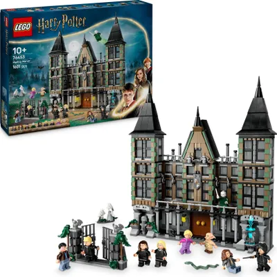 Produktbild von LEGO Harry Potter Landsitz der Familie Malfoy, Fantasy Spielzeug zum Sammeln und Ausstellen, Geschenk für Jungen, Mädchen und Fans der Zauberwelt, Geschenkidee mit 9 Minifiguren 76453