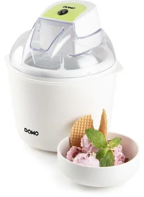 Obrázok produktu pre Stroj na výrobu zmrzliny - DOMO - DO9304I - 1,5 L - Na výrobu zmrzliny, sorbetu a zmrznutého jogurtu - Doba prípravy: 20 až 40 minút