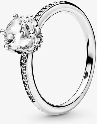 Produktbild von Pandora 198289CZ Ring Damen Clear Sparkling Crown Sterling-Silber Gr. 50