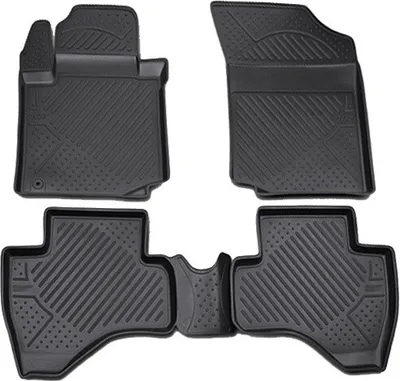 Produktbild von ELEMENT Gummi-Fussmatten 3D kompatible mit PEUGEOT 107, 2008-2014, 4 tlg.