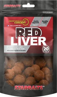 Obrázok produktu pre Starbaits Boilie Red Liver 200g 20mm